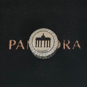 Pandora Berlin Bear Travel Vacation Charm Bead S925 Silver with box